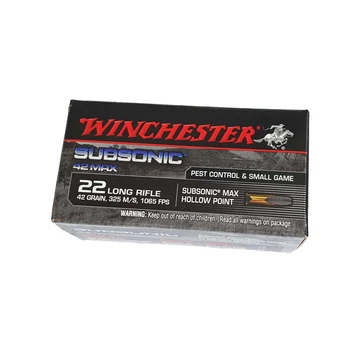 Winchester .22LR Subsonic 2,6g/42gr, lőszer