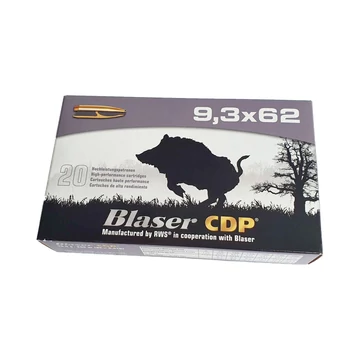 Blaser CDP 9,3x62, 18,5g/285gr lőszer
