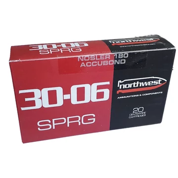 NorthWest 30-06 SPR, 180gr, Nosler Accubond 11,66g, lőszer