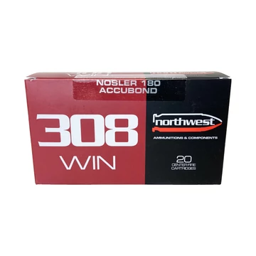 NorthWest 308 Win 180gr, Nosler Accubond 11,66g, lőszer