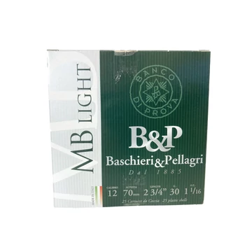 Baschieri & Pellagri 12/70 MB Light 30g, 2,70 mm sörétes lőszer