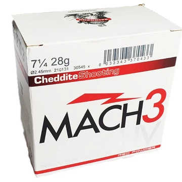 Cheddite 12/70 Mach 3 HV Red Powder 28g, 2,45 mm sörétes lőszer