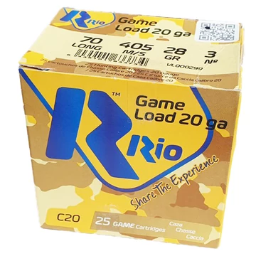RIO 20/70 Game Load 28g, 3,50 mm sörétes lőszer