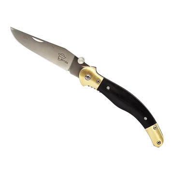 Betyár bicska, fejesgörbe, fa markolat, natúr