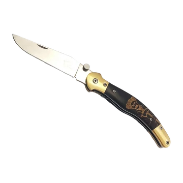 Betyár bicska, fejesgörbe, fa markolat, betyár