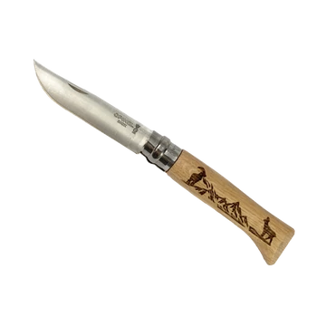 Opinel no.8 kés, inox, kecske minta