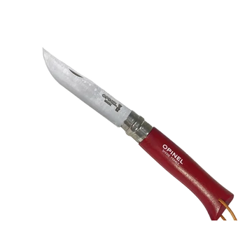 Opinel Colorama no.8 kés, inox, bordó