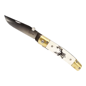 Betyár Bicska, maskara, csont markolat, dámszarvas