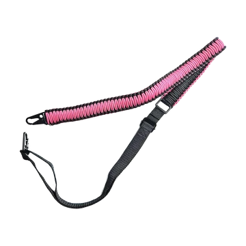 Paracord hordszíj, 2 pontos, QD pink/fekete