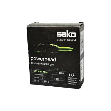 Sako 375 H&H Magnum Powerhead 17,5 / 270 gr lőszer