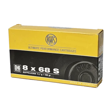 RWS 8x68S Doppelkern 11,7g / 180 gr lőszer
