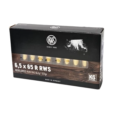 RWS 6,5x65R Kegelspitz 8,2g / 127 gr lőszer