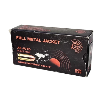 GECO .45 Auto FMJ 14,9 g / 230 gr lőszer