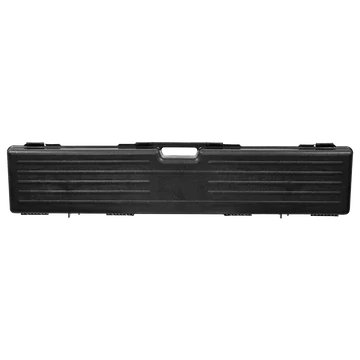 Műanyag fegyverkoffer, fekete 120 cm