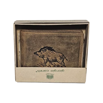 Giorgio Carelli marhabőr pénztárca - Vadkan