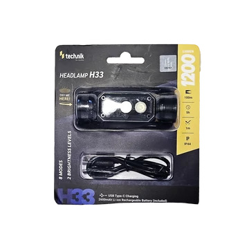 Technik H33 fejlámpa - 1200 lumen