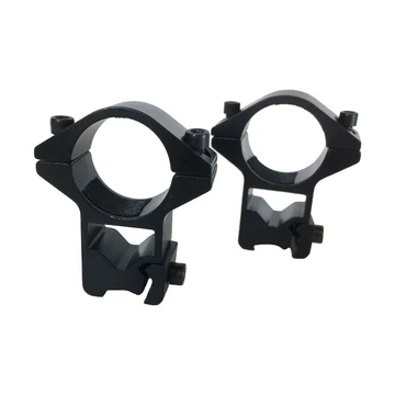 Kétrészes magasított távcső szerelék, 11mm, 1'
