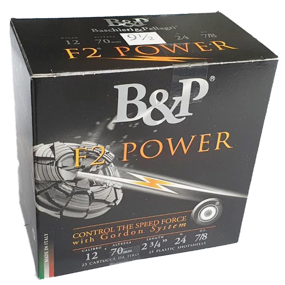 Baschieri & Pellagri 12/70 F2 Power 24g, 2,00 mm sörétes lőszer