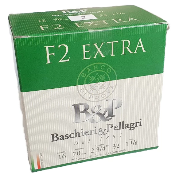Baschieri & Pellagri 16/70 F2 Extra 32g, 3,50 mm sörétes lőszer