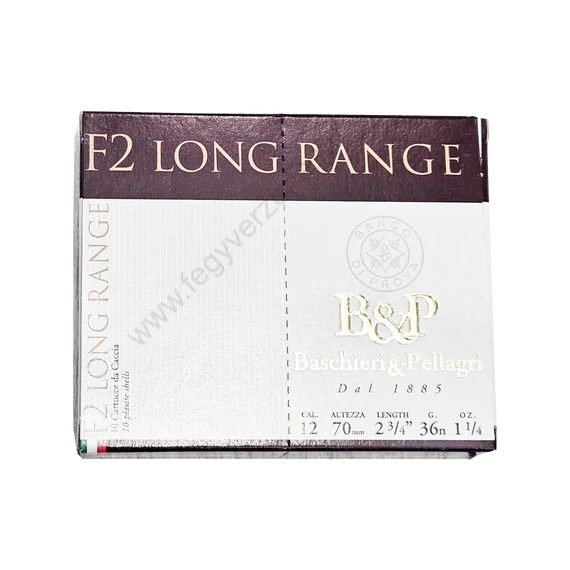 Baschieri & Pellagri 12/70 F2 Long Range 36g, 3,90 mm sörétes lőszer