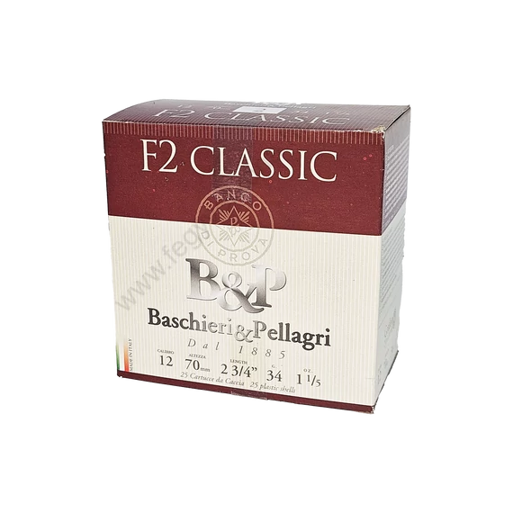 Baschieri & Pellagri 12/70 F2 Classic 34g, 3,50 mm sörétes lőszer