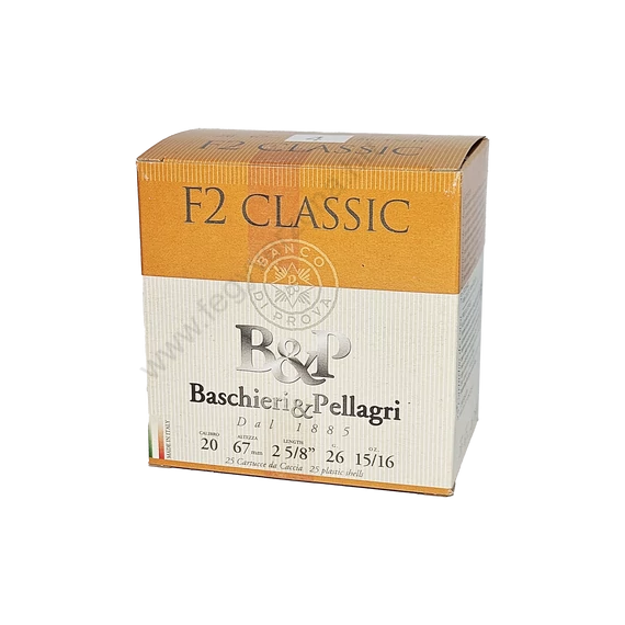 Baschieri & Pellagri 20/67 F2 Classic 26g, 3,10 mm sörétes lőszer