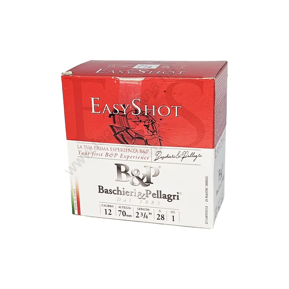 Baschieri & Pellagri 12/70 Easy Shot 28g, 2,40 mm sörétes lőszer