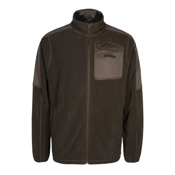 Remington Zippzáras pullóver, Weather Brown - M