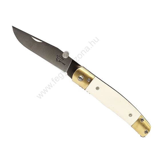 Betyár bicska, maskara, csont markolat, natúr