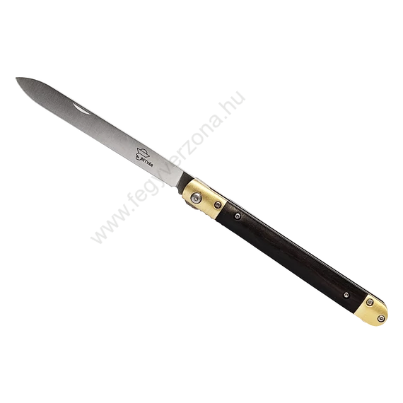 Betyár bicska, szalonnázó, fa markolat, natúr