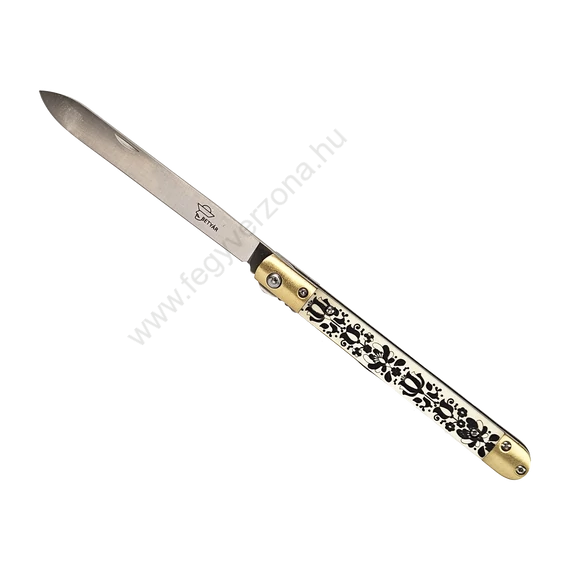 Betyár bicska, szalonnázó, matyó motívum