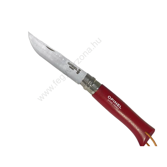 Opinel Colorama no.8 kés, inox, bordó