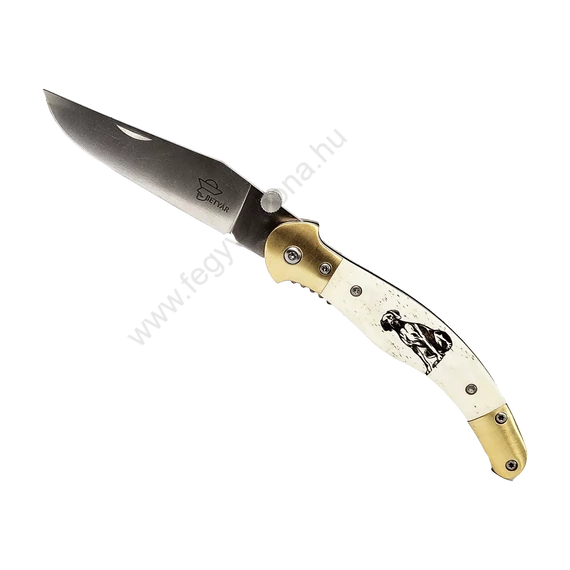 Betyár bicska, fejesgörbe, csont markolat - Vizsla II.