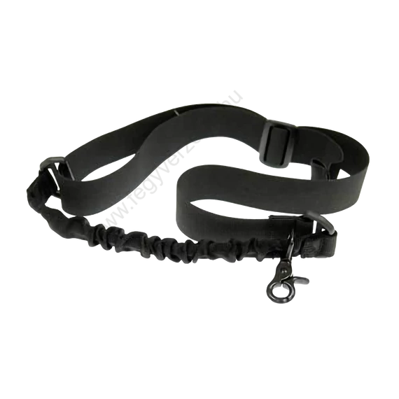 1 pontos Hordszíj, bungee fekete