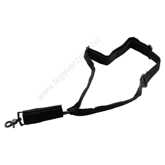 Hordszíj, taktikai 1 pontos, bungee, fekete