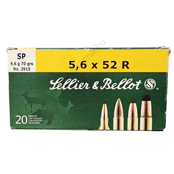 Sellier & Bellot 5,6x52R SP 4,6g / 70gr lőszer