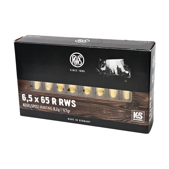 RWS 6,5x65R Kegelspitz 8,2g / 127 gr lőszer