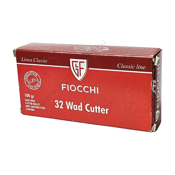 Fiocchi .32 SW long Wad Cutter Classic 100 gr. lőszer