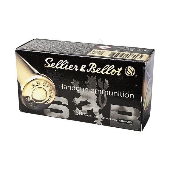 Sellier & Bellot .38 Special, 10.24g / 158 gr FMJ lőszer