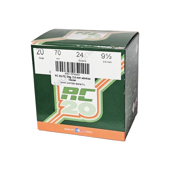 RC 20/70, 24g, 2,0 mm sörétes lőszer
