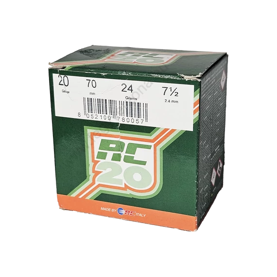 RC 20/70, 24g, 2,4 mm sörétes lőszer