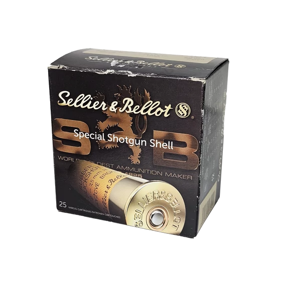 Sellier & Bellot 12GA Rubber Buck Shot gumigövedékes lőszer, 7,5 mm