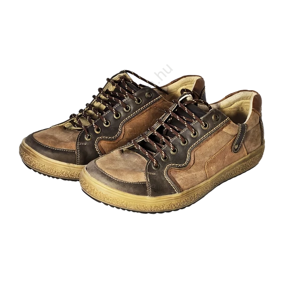 Lanquier világosbarna bőr cipő - 45