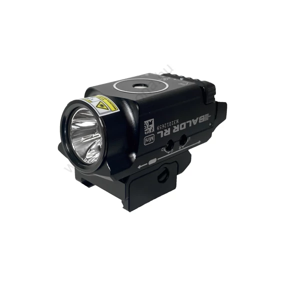 Olight BALDR Mini RL 600 lumen fegyverámpa, piros lézerrel