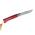 Kép 3/5 - Opinel Colorama no.8 kés, inox, bordó